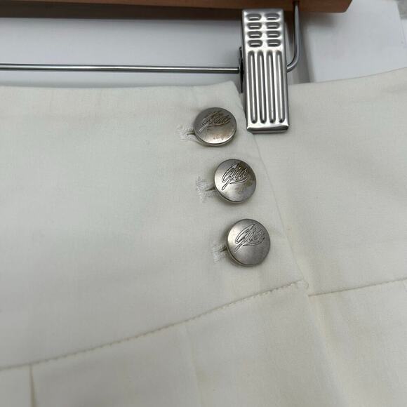 NWT I.Am.Gia Remini Skort Micro Mini Skirt Women’s XL White Pleated Buttons - Picture 8 of 13